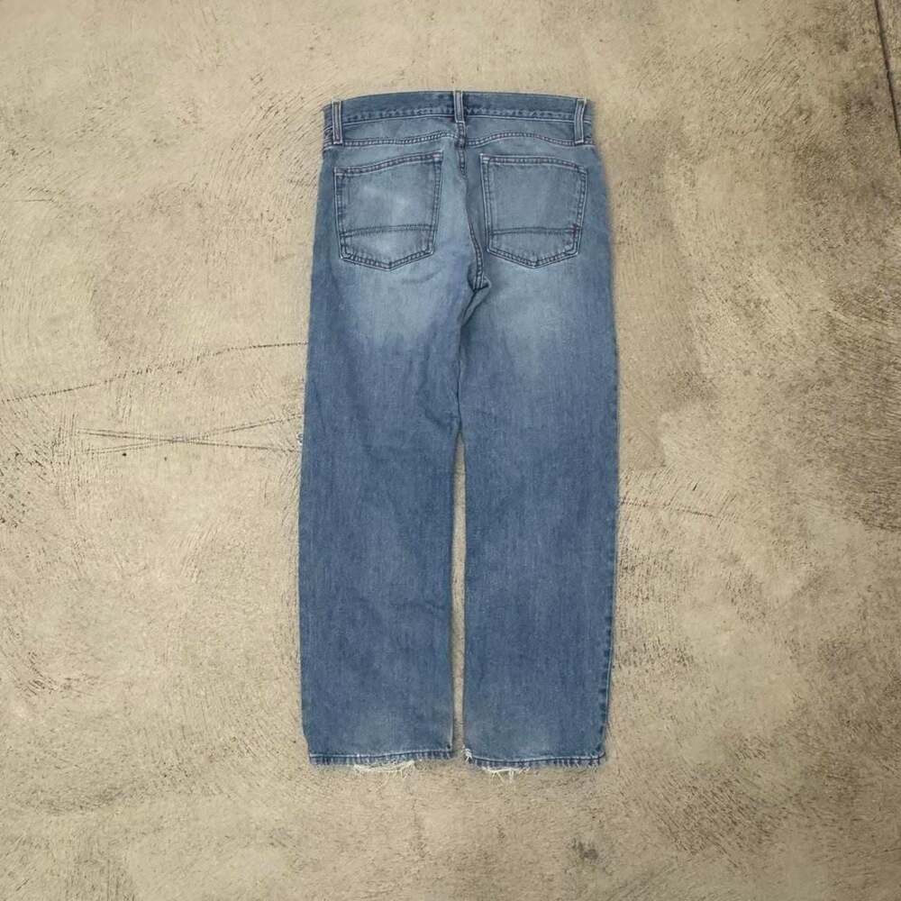 Arizona Jean Co. Original Straight Distressed Blue Jeans - Picture 5 of 8